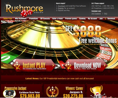 Online Online Casino Rushmore